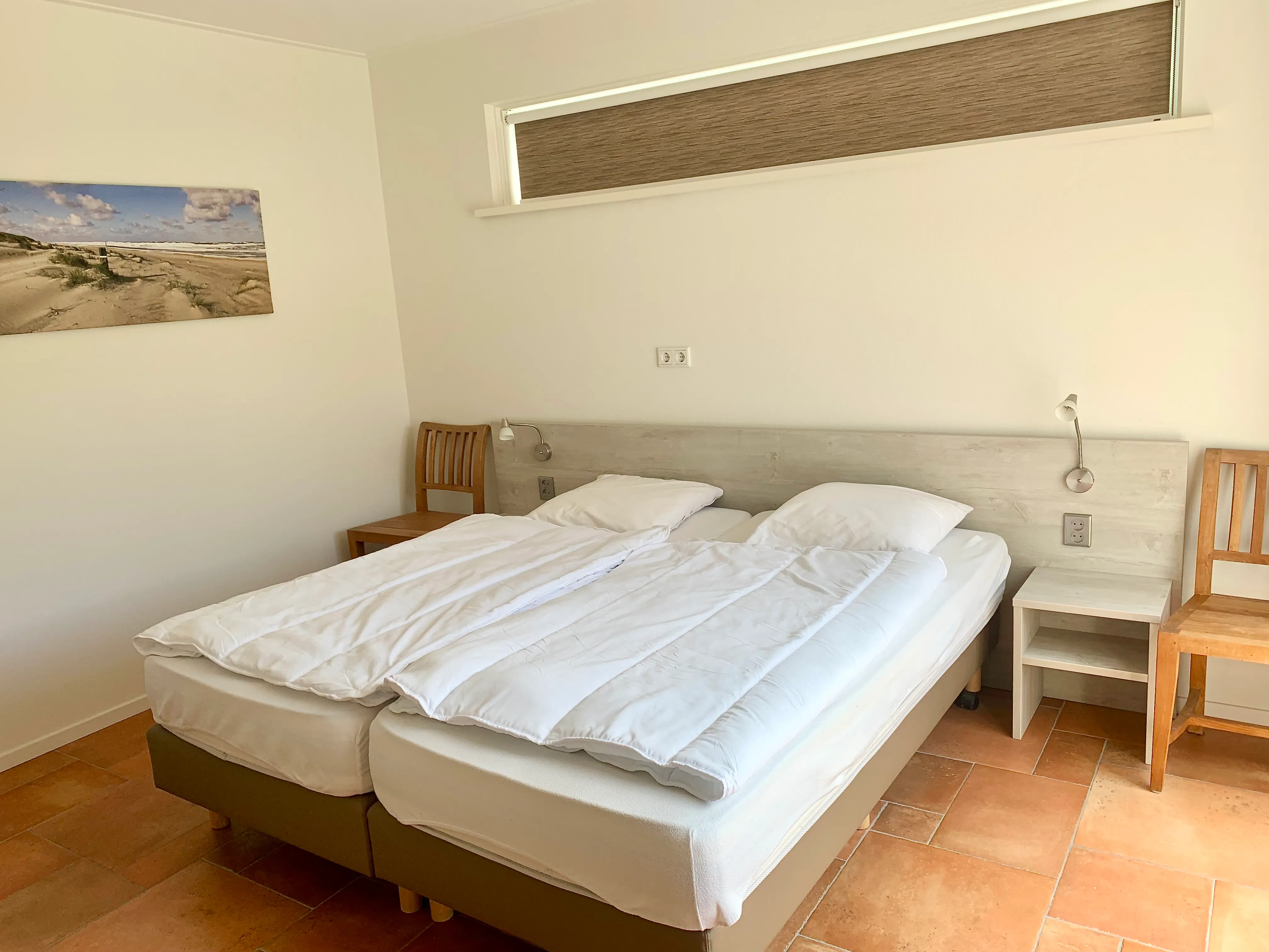 Master bedroom van vakantiehuis Hesselte