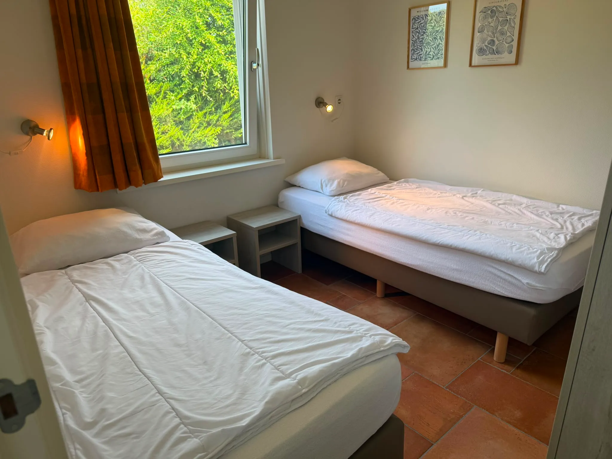 Tweede slaapkamer van vakantiehuis Hesselte