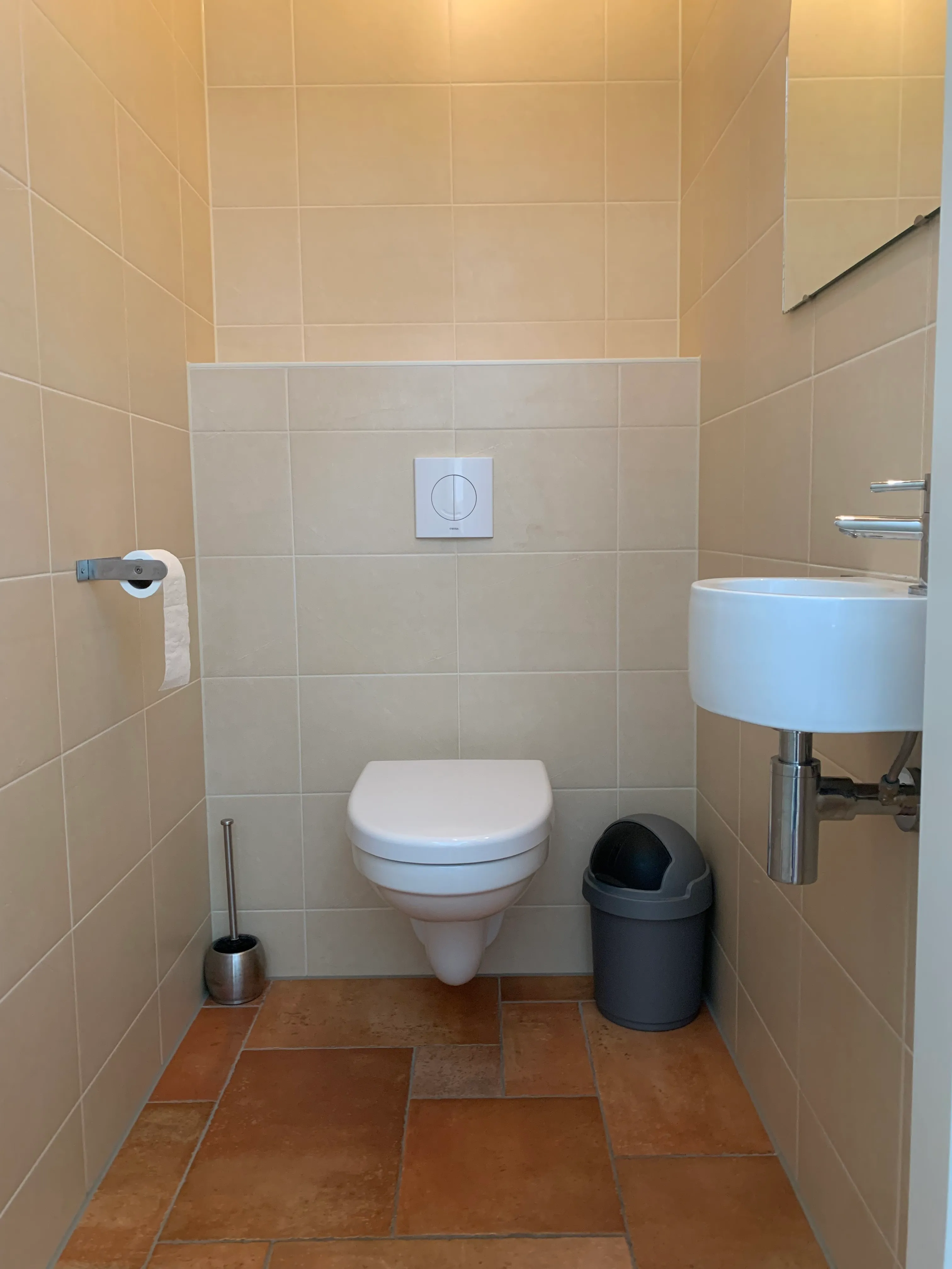 Aparte wc van vakantiehuis Hesselte
